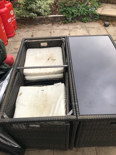 Custom rattan table glass replacement London