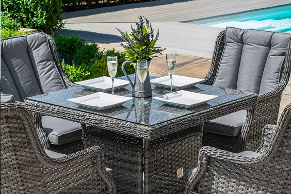 Safe and durable rattan table glass replacement London